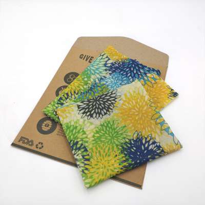 eco friendly paper packaging food beeswax cotton wrap